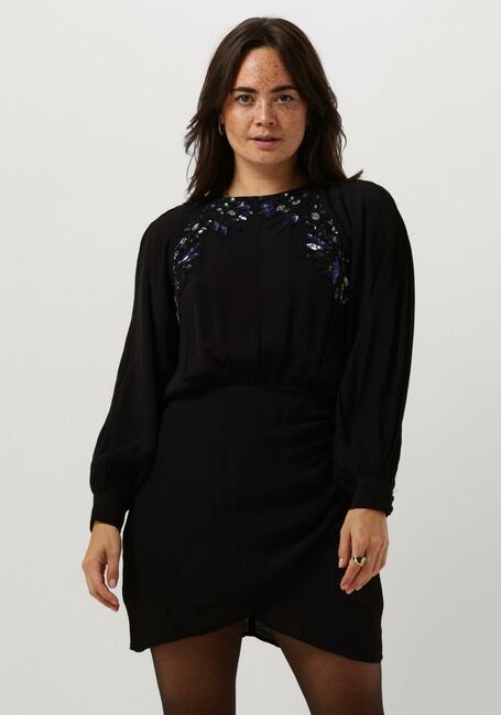 Zwarte LOUIZON Mini jurk JOYA - large
