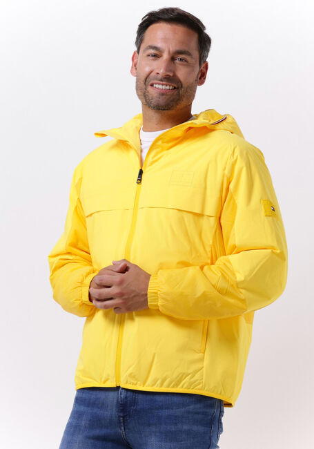 Gele TOMMY HILFIGER Jack TECH HOODED JACKET - large
