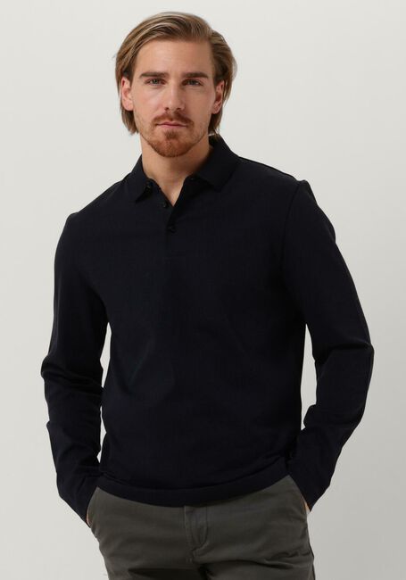 BOSS BLACK Polo PLEINS 31 Bleu foncé - large