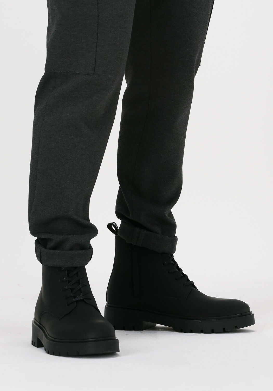 Zwarte CALVIN KLEIN  DESERT LOW LACEUP - large