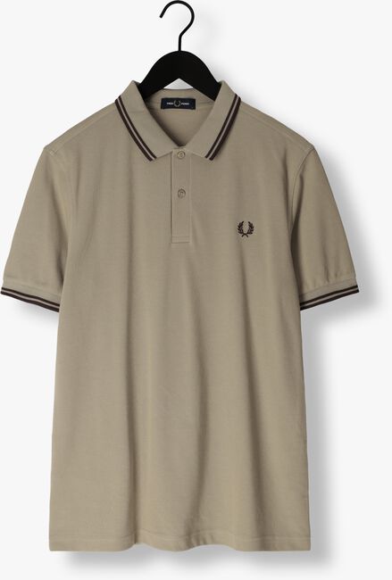 FRED PERRY Polo THE TWIN TIPPED FRED PERRY SHIRT Olive - large