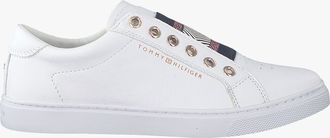 Witte TOMMY HILFIGER Sneakers ICONIC METALLIC ELASTIC SNEAKE - large