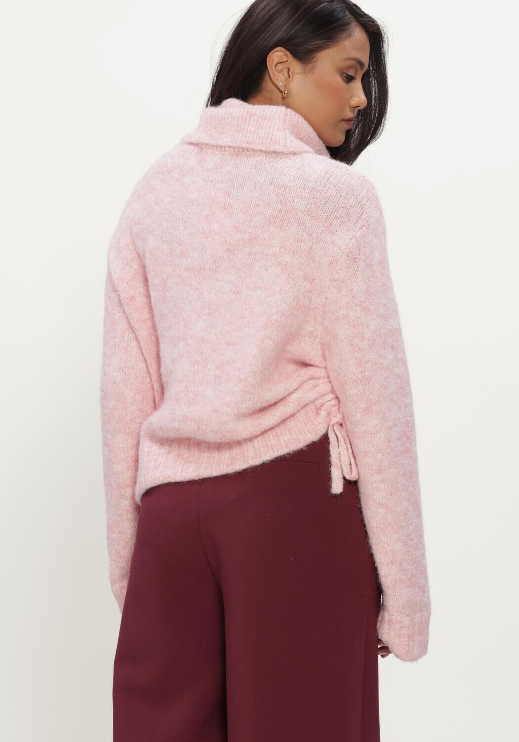 Lichtroze MODSTR&Ouml;M Trui DICTEMD ROLLNECK - large
