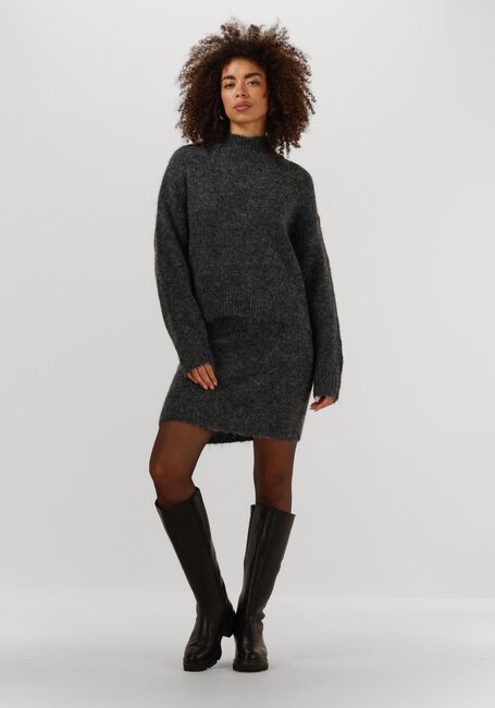Donkergrijze NEO NOIR Trui PAULINA FLUFFY KNIT BLOUSE - large