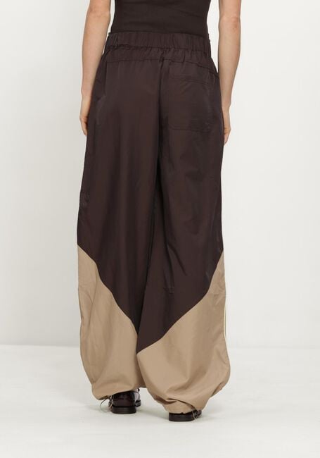 CO'COUTURE Pantalon large ALORACC BLOCK PANT en marron - large