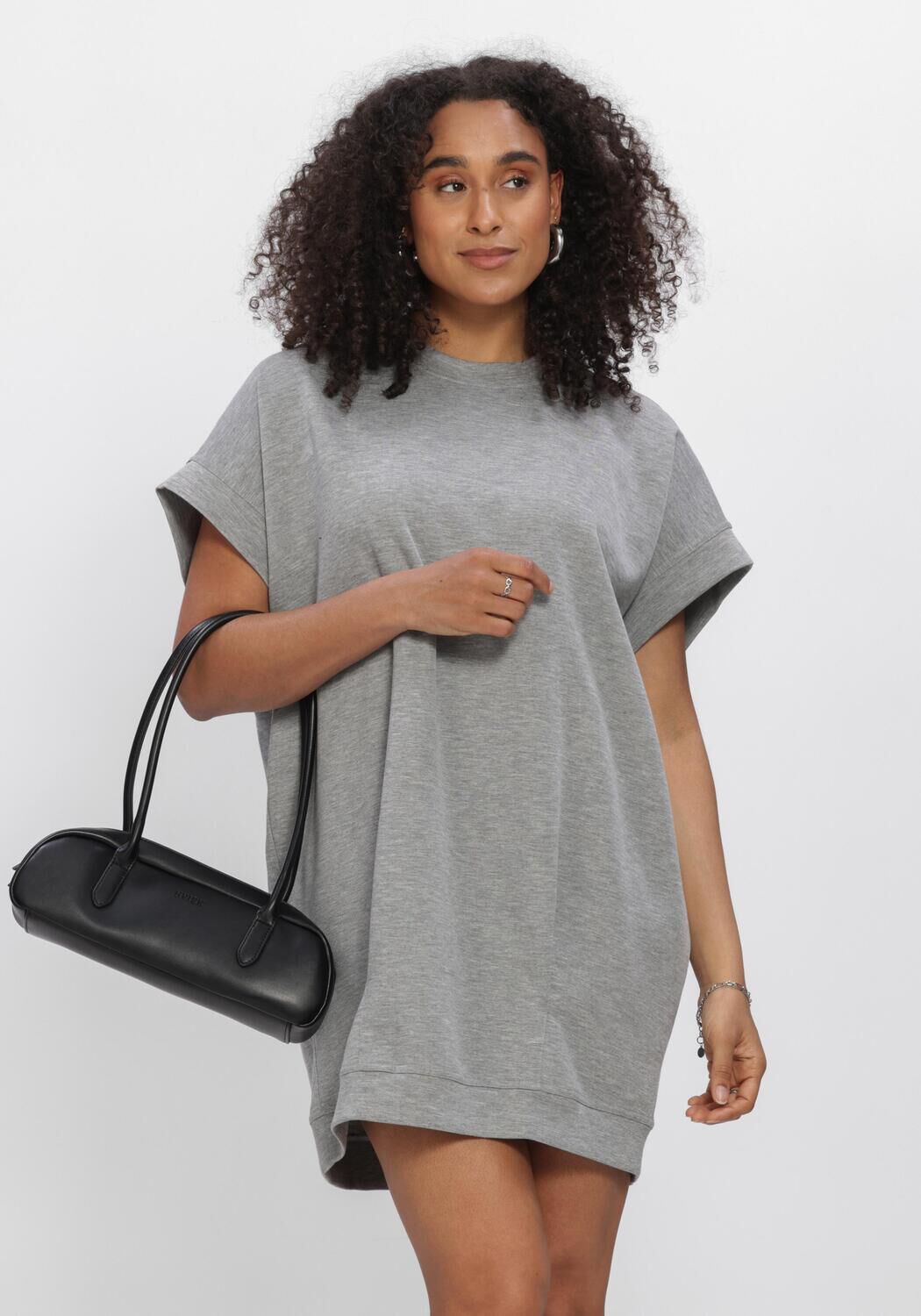 Grijze CO'COUTURE Mini jurk LANECC SWEAT DRESS - large