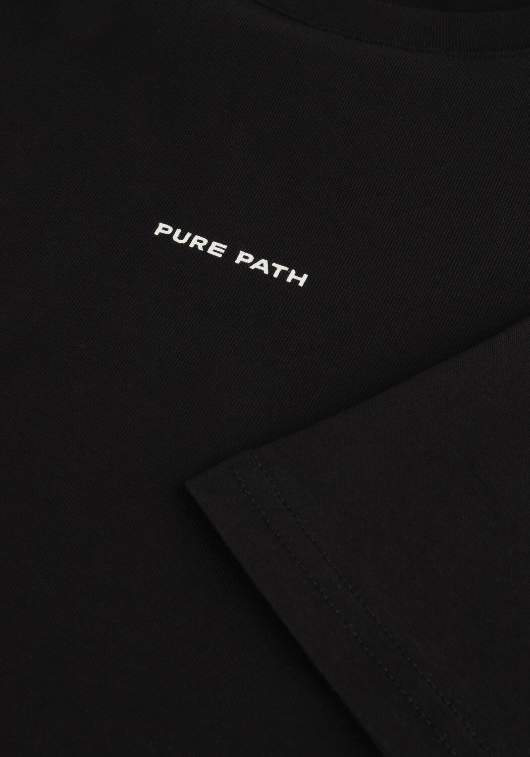 Zwarte PURE PATH T-shirt LOOSE FIT CREWNECK SS T-SHIRTS - large