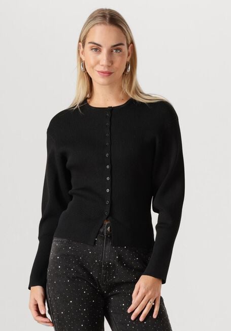 Zwarte NEO NOIR Vest BRIANO STITCH KNIT CARDIGAN - large