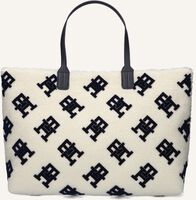 TOMMY HILFIGER ICONIC TOMMY TOTE TEDDY Shopper en blanc - medium