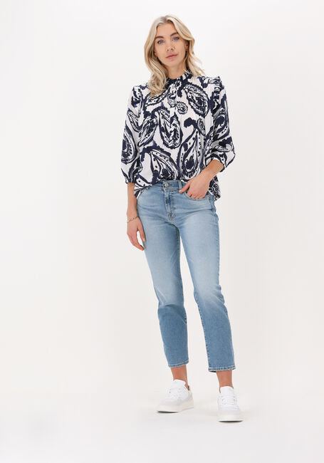 Zwarte DEA KUDIBAL  LINE NS (CO) BLOUSE WITH RUFFLES - large