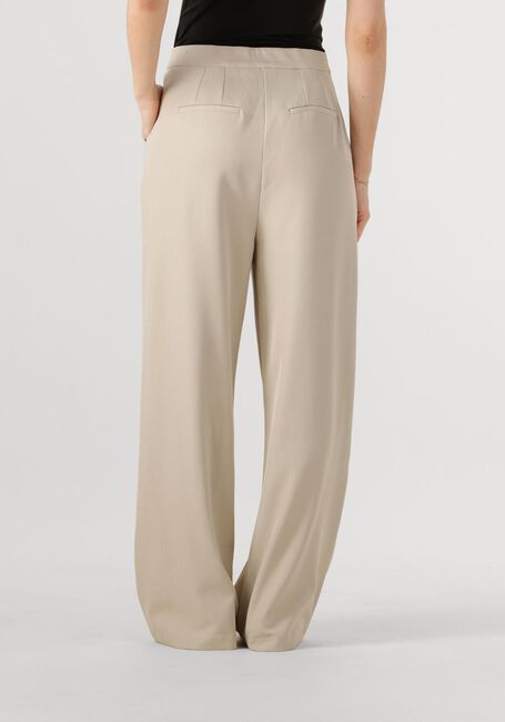 Beige NEO NOIR Wijde broek ZALKA EYELET PANTS - large