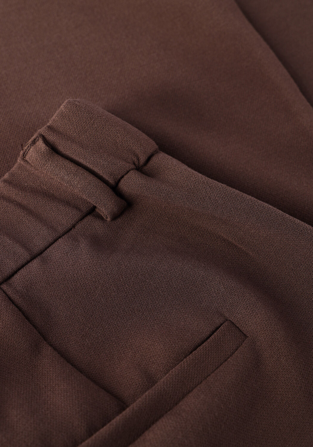 Bruine MSCH COPENHAGEN Wijde broek MSCHMACY MICHELLE HW WIDE PANTS LONG - large