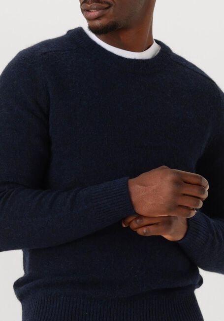 SELECTED MEN Pull SLHRAI LS KNIT CREW NECK NOOS Bleu foncé - large