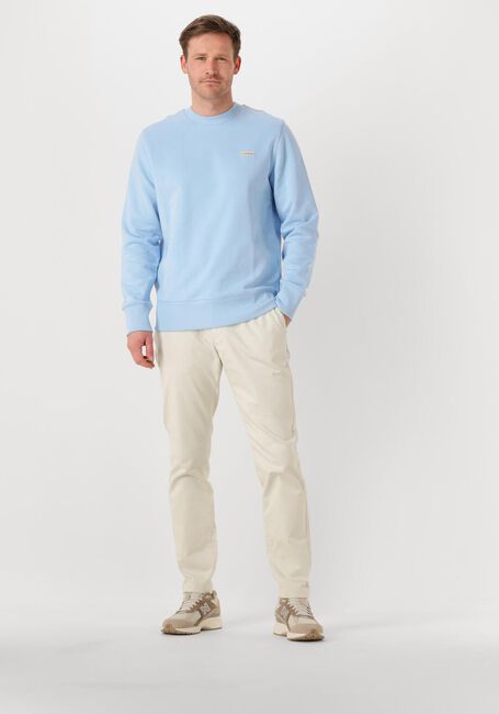 CALVIN KLEIN Pull CALVIN KLEIN LABEL CREW NECK Bleu clair - large
