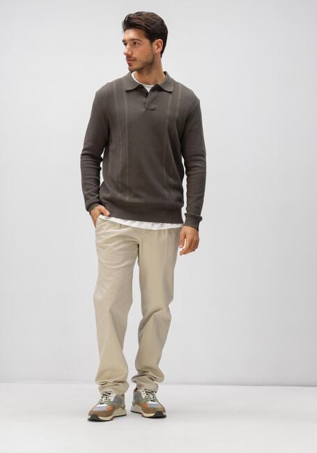 BUTCHER OF BLUE Pull RIPLEY POLO LS Olive - large