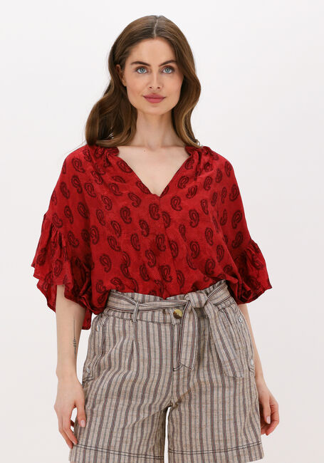 SISSEL EDELBO TAYLOR TOP Blouses en rouge - large