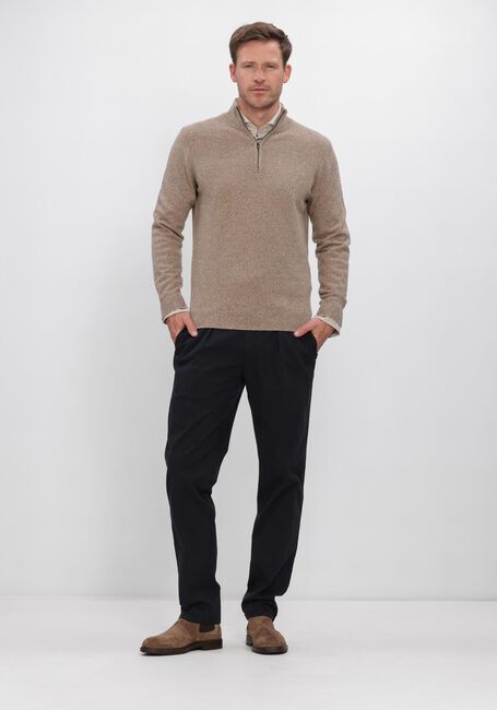 PROFUOMO Pull PULLOVER HALF ZIP en beige - large
