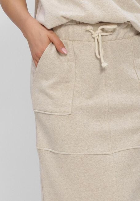 Beige NUKUS Maxirok MAARTJE SKIRT LUREX - large