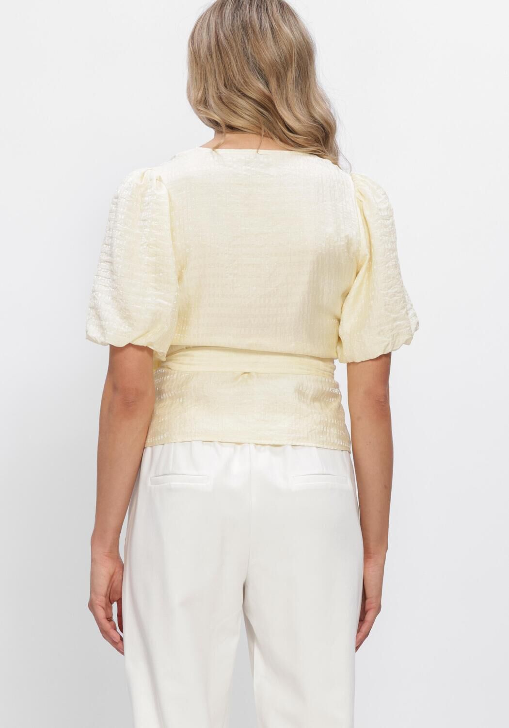 FREEBIRD WV-LYO-LUREX-26-1 Blouses en jaune - large