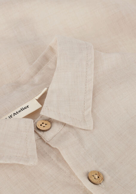 Ecru LIL' ATELIER Casual overhemd NMMTAROU SS LOOSE SHIRT LIL - large