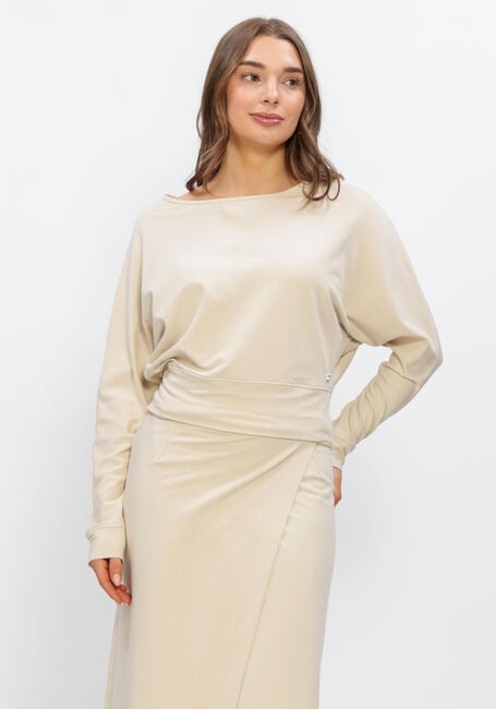 PENN & INK Pull SWEATER en beige - large