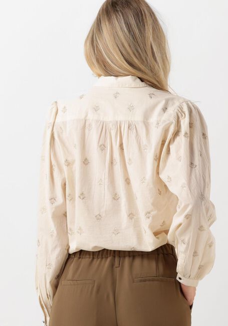 Witte SUMMUM  BLOUSE SCATTERED EMBRO SOLID - large