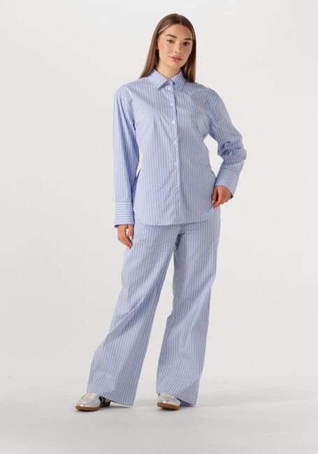 Blauwe SECOND FEMALE  TENBY AJUSTABLE SHIRT - large