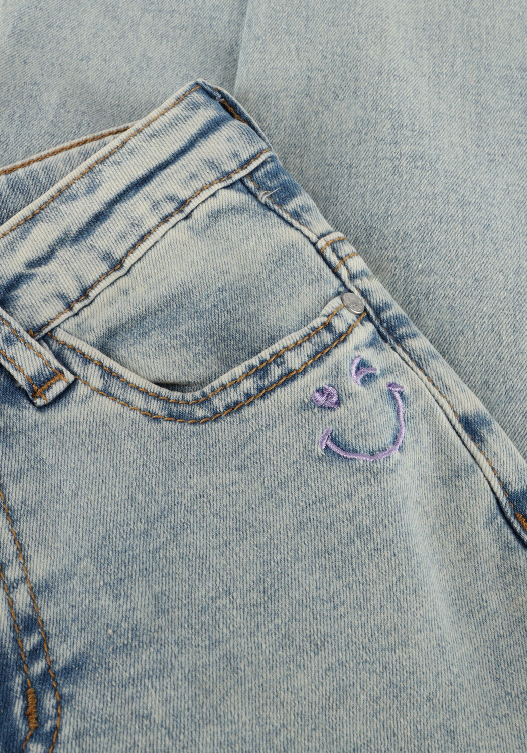 DAILY7 Straight leg jeans 2500 MOM FIT HEART POCKET Bleu clair - large