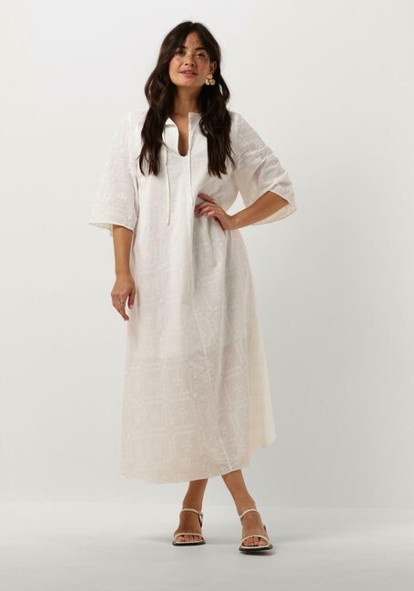 Witte MODSTRÖM Midi jurk HOLLYNMD DRESS - large