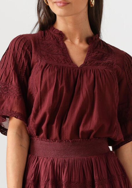 Bordeaux NEO NOIR  SIAMA S VOILE BLOUSE - large