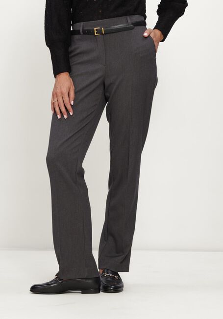 OBJECT Pantalon OBJLISA MW STRAIGHT PANT NOOS Gris fonc&eacute; - large