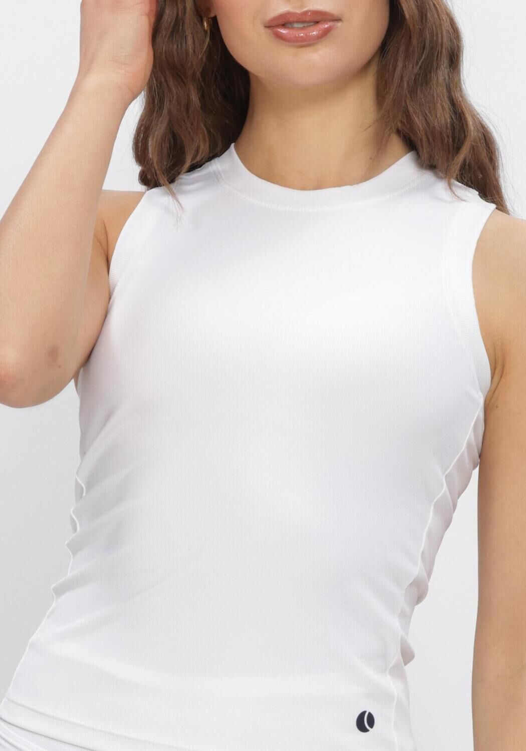 BJORN BORG ACE POCKET RIBBED TANK TOP Hauts & T-shirts en blanc - large