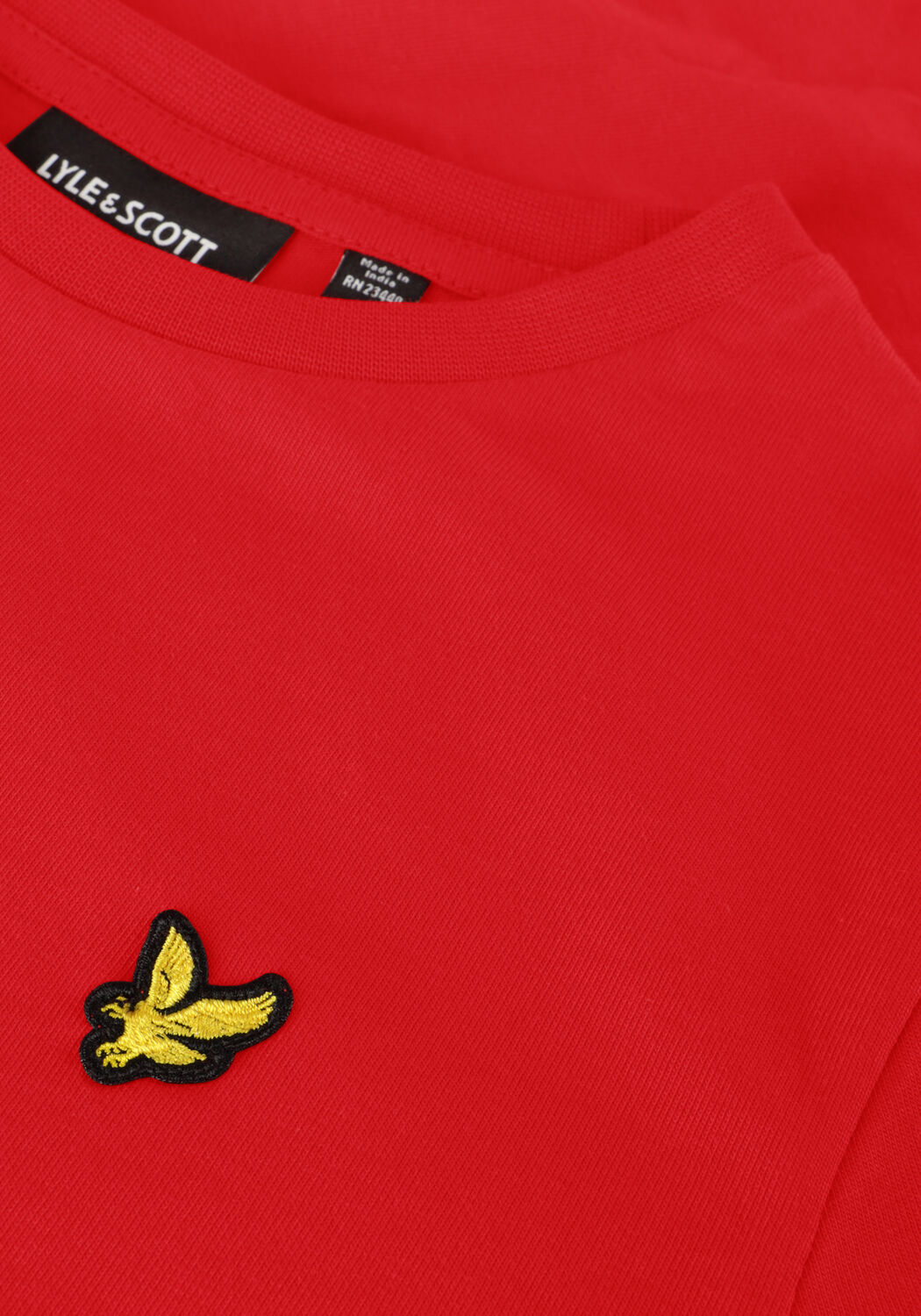 Rode LYLE & SCOTT T-shirt PLAIN T-SHIRT B - large