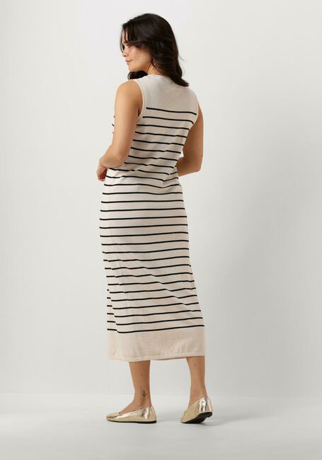 SELECTED FEMME Robe midi SLFBERGA SL KNIT DRESS en beige - large