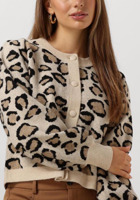 SUMMUM Gilet KNITTED CARDIGAN LEOPARD JACQUARD KNIT en multicolore - large