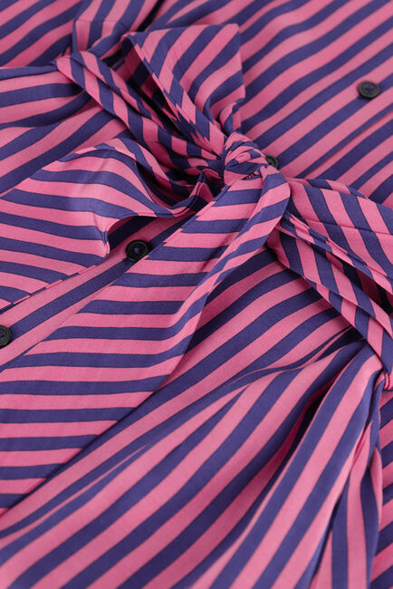 TOMMY HILFIGER Robe maxi VISCOSE LONG SHIRT DRESS LS en rose - large