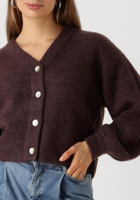 Paarse MSCH COPENHAGEN Vest MSCHPETRINELLE HOPE CARDIGAN - large
