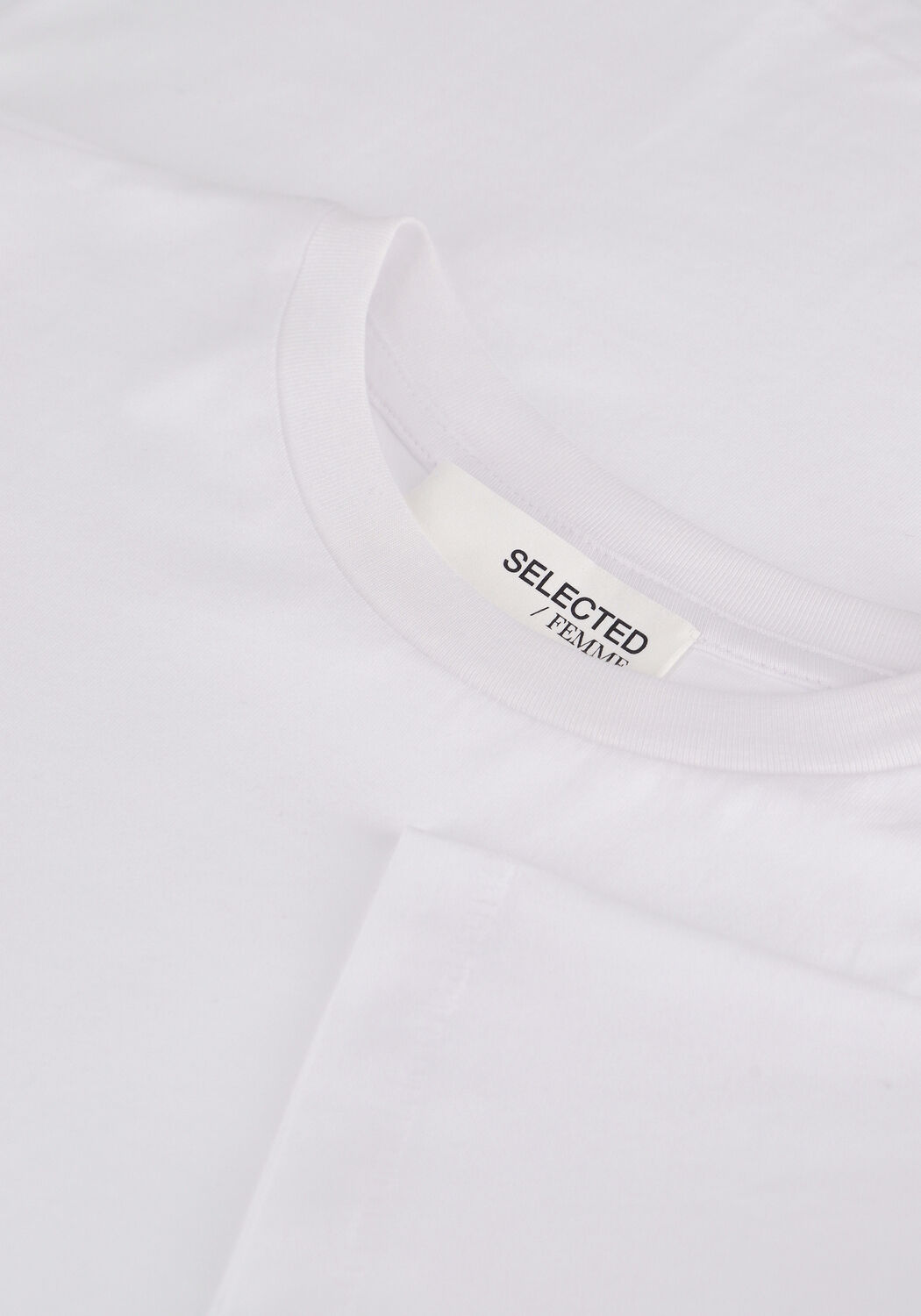 SELECTED WOMEN T-shirt SLFMYESSENTIAL SS O-NECK TEE en blanc - large