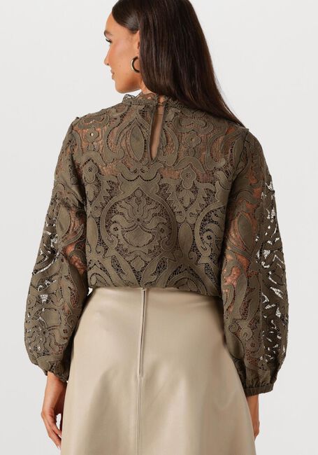 SUMMUM BLOUSE LACE Blouses Olive - large