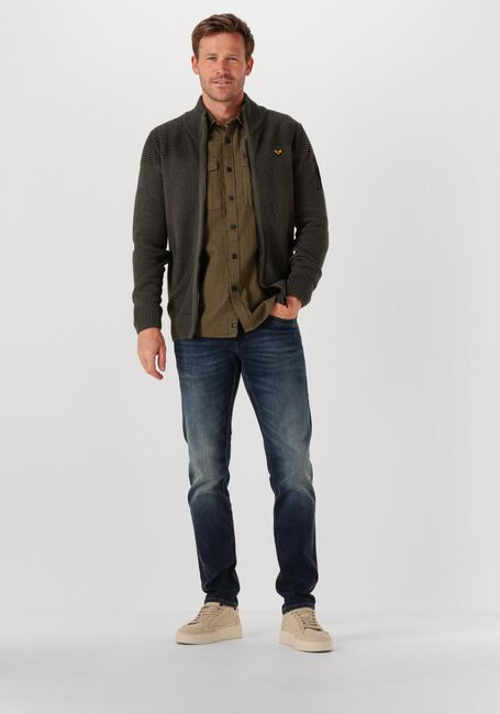 Khaki PME LEGEND Casual overhemd QUILT POPLIN CASUAL 2 - large