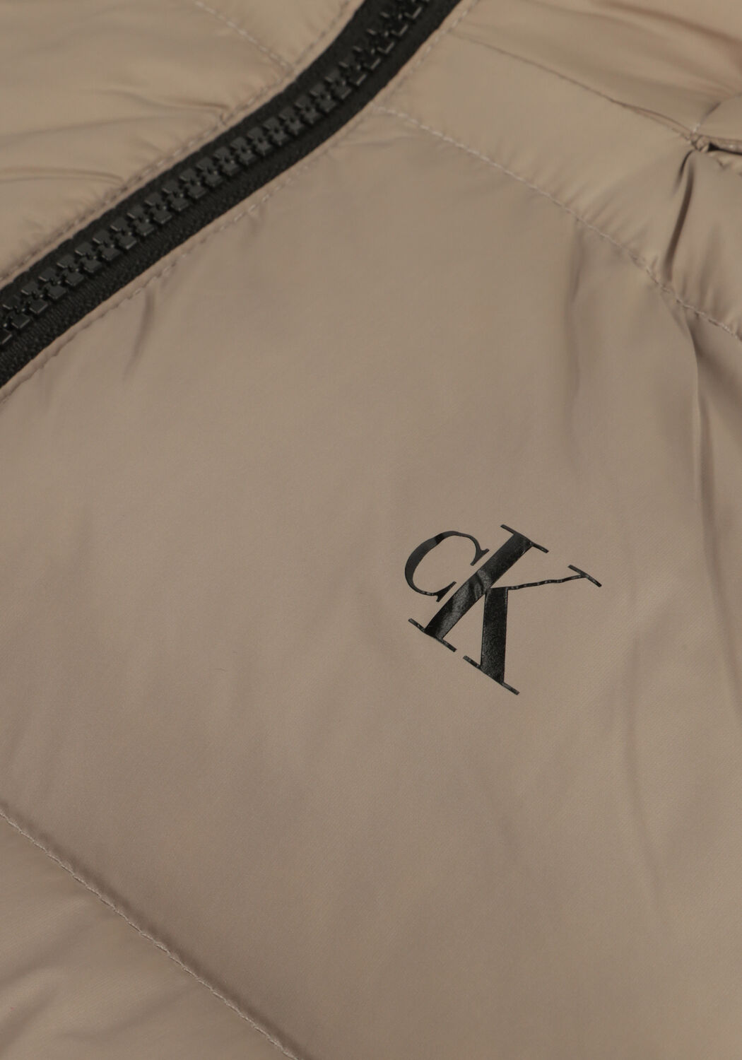 Taupe CALVIN KLEIN Gewatteerde jas CK MW DOWN SHORT PUFFER - large