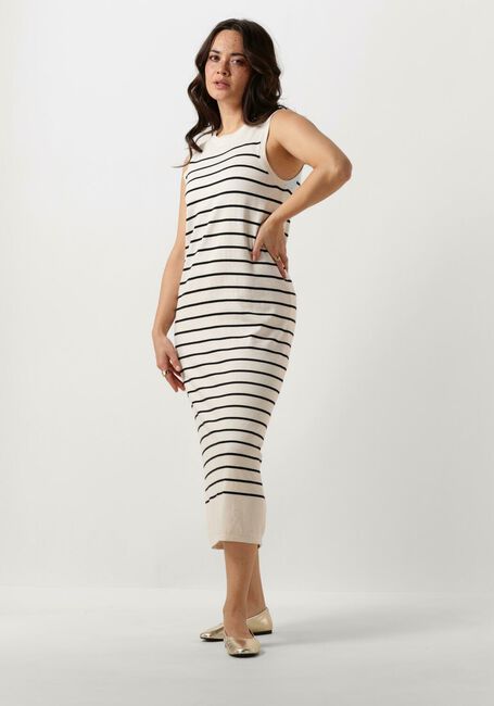 Beige SELECTED FEMME Midi jurk SLFBERGA SL KNIT DRESS - large