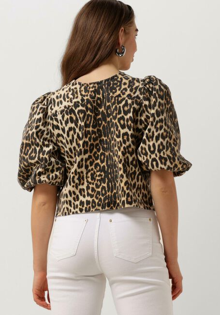 CO'COUTURE Haut LEOCC BOW BLOUSE en beige - large