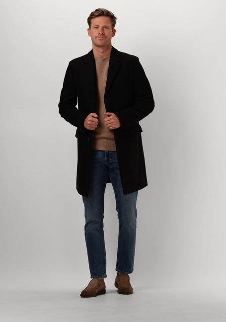 Zwarte HUGO Mantel MIGOR2441 Zwarte HUGO Mantel MIGOR2441 - large