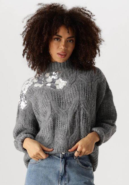 LIU JO Pull MAGLIA CHIUSA M/L en gris - large