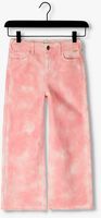 Roze SCOTCH & SODA Wide jeans SUBTLE TIE DYE WIDE LEG HIGH RISE PANTS - medium