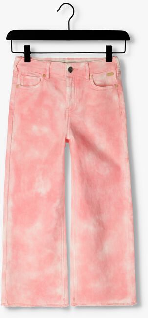 Roze SCOTCH & SODA Wide jeans SUBTLE TIE DYE WIDE LEG HIGH RISE PANTS - large