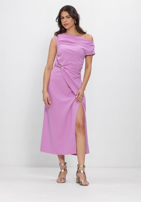 FREEBIRD Robe maxi F-JER-PES-CREPE-26-1 Lilas - large