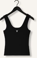 ALIX THE LABEL Haut LADIES KNITTED RIB TANKTOP en noir ALIX THE LABEL Haut LADIES KNITTED RIB TANKTOP en noir - medium