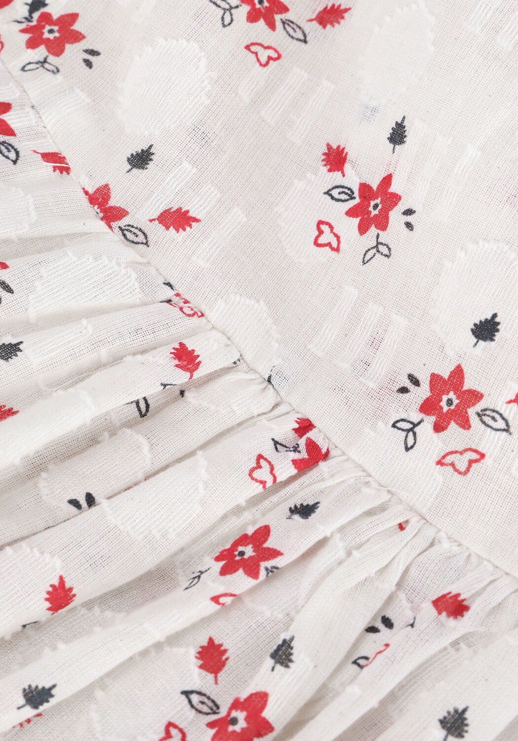 LOLLYS LAUNDRY Mini robe GEORGIA Blanc - large